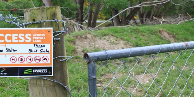 2012 Nokomai Station sign Federated Farmers