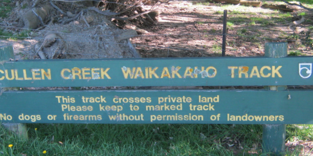 Cullen Creek Waikakaho Valley