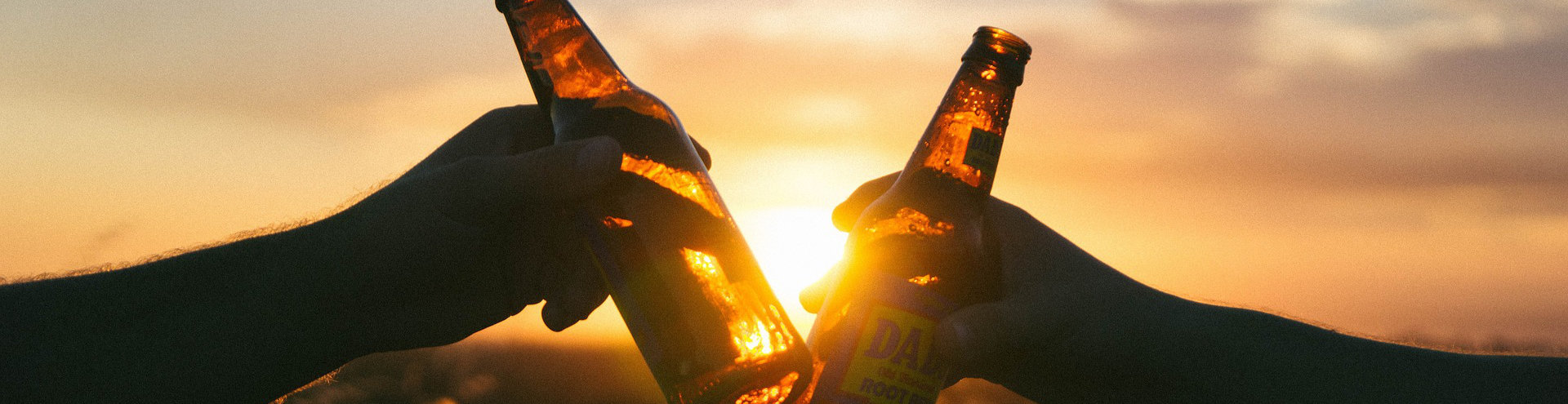 Beers at sunset