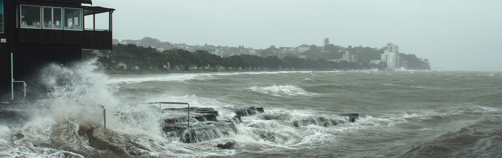 Cyclone Ita water rise in Auckland New Zealand b