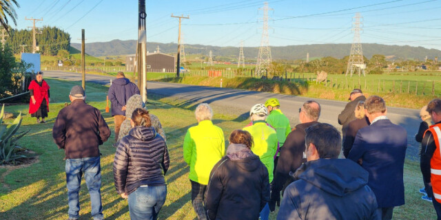 First sod shared path from Marsden Cove to Ruakākā Retail District