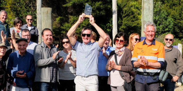 Gary Wilton receives Outdoor Access Champion award 2019