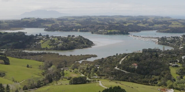 Matakana Coastal Trails Trust MCTT project drone shot