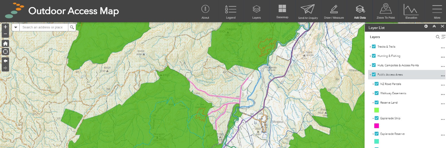 Outdoor Access Map