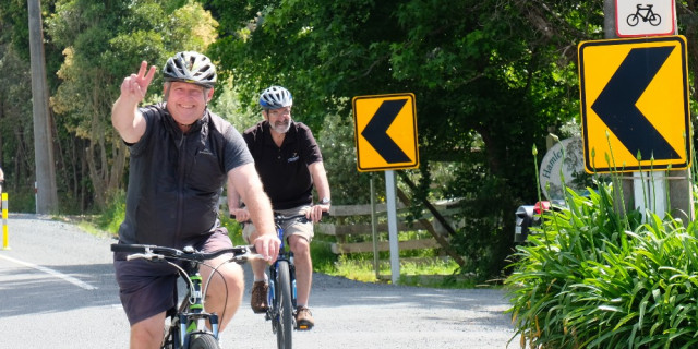 Phil Culling on a bike