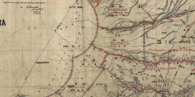Rangipo survey map 1891