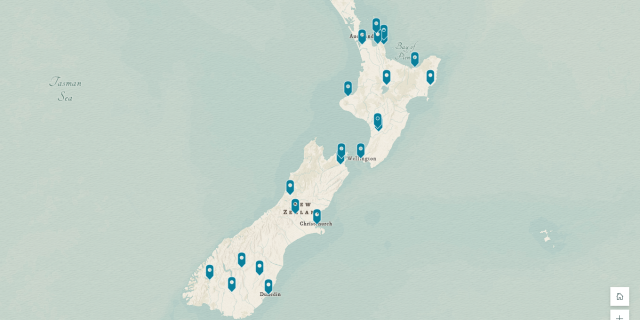 Nga Kaihanga Ara Trailmakers Map