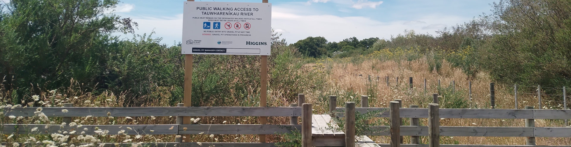 Tauwharenikau River Access walkway