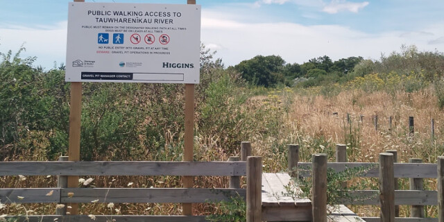 Tauwharenikau River Access walkway