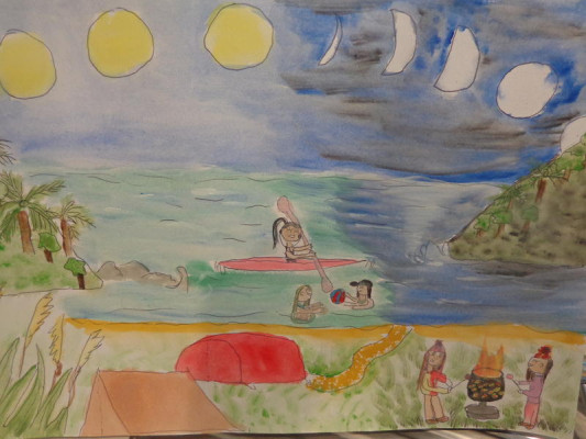 24hrs in Totaranui by Mia (Age 9), Birchwood School, Nelson 24hrs in Totaranui by Mia (Age 9), Birchwood School, Nelson