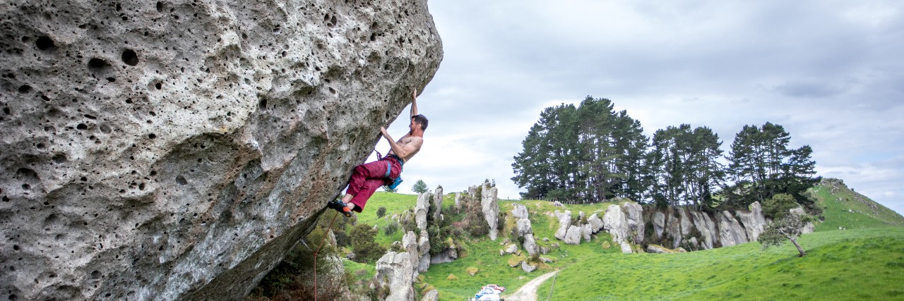 Wharepapa south rock climbing 