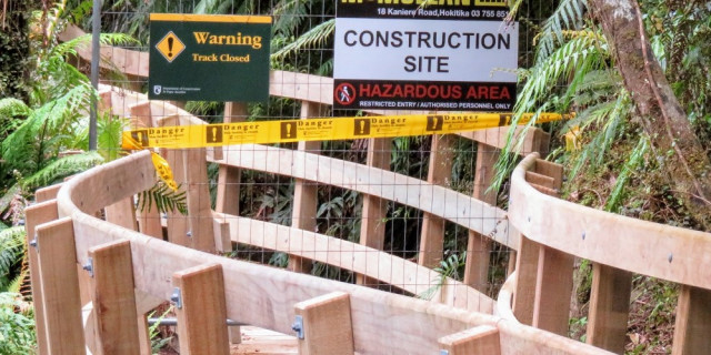 Hokitika Gorge closed for track construction