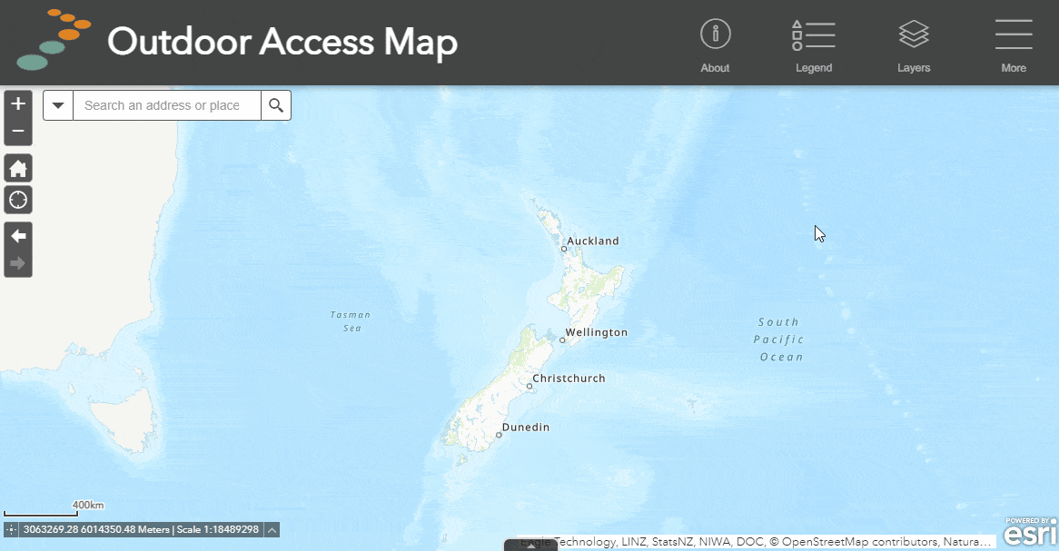 Animation of adding GPX file to the map