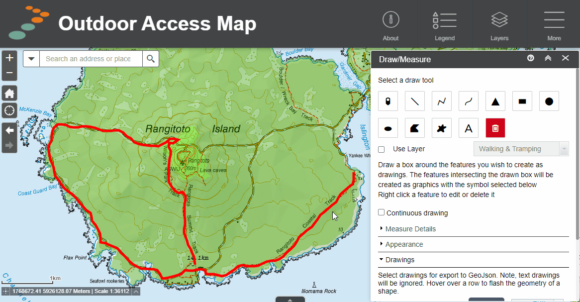 Animation of how to save a map