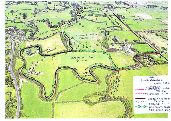 River Ramble Map for 270518 River Ramble Map