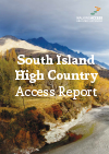 South Island High Country Access Report 2018