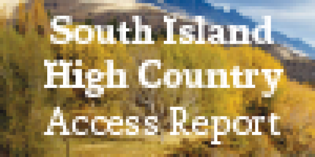 South Island High Country Access Report web
