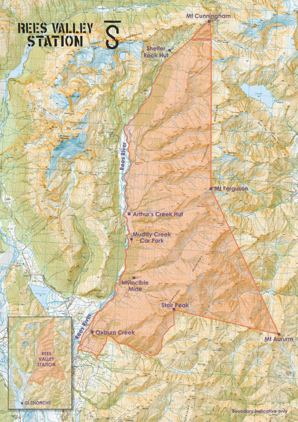 Rees Valley Station boundary map