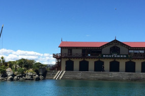 Wellington Boathouse on waterfront