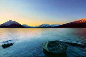 Lake Coleridge at dusk