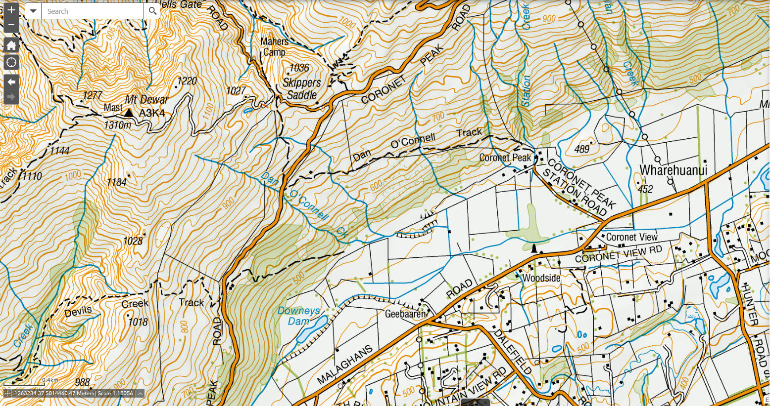 Topo 50 Map