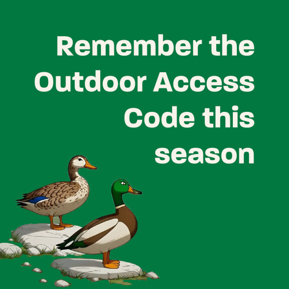 Outdoor Access Code duck hunting season