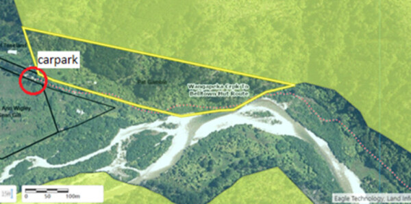 Wangapeka Track Land Acquisition Fund purchase map