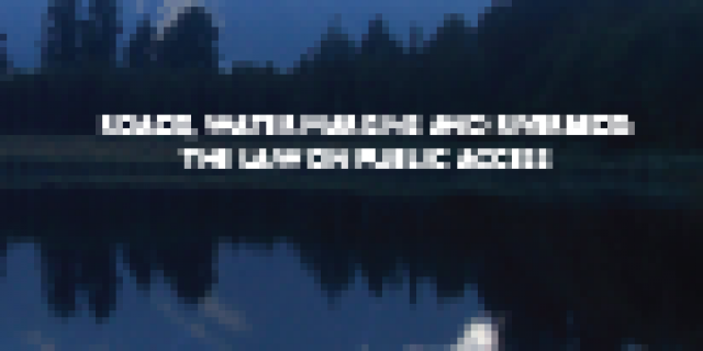 Roads water margins and riverbedsthe law on public accesselectronic 1